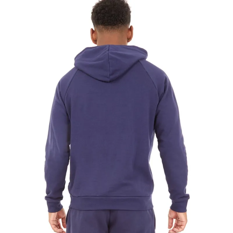 Online Under Armour Herre UA Rival Fleece Logo Hoodie Midnatsblå/Hvid Marineblå