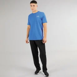 Under Armour Herre UA Sportstyle Venstre Bryst Kortærmet T-shirt Blå Atlantis/​Blå Rolig Blå