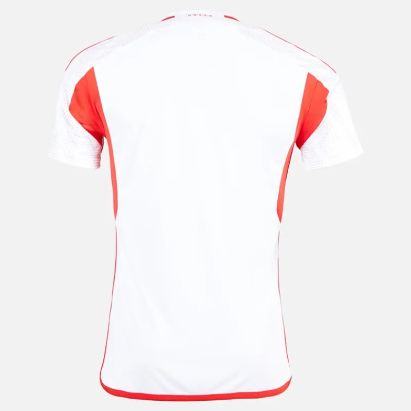 Outlet adidas Herre UNB Union Berlin 24/25 udebane trøje Hvid/Vivid Red