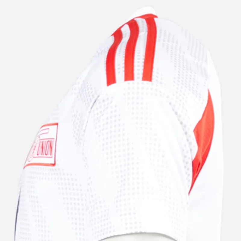 Outlet adidas Herre UNB Union Berlin 24/25 udebane trøje Hvid/Vivid Red
