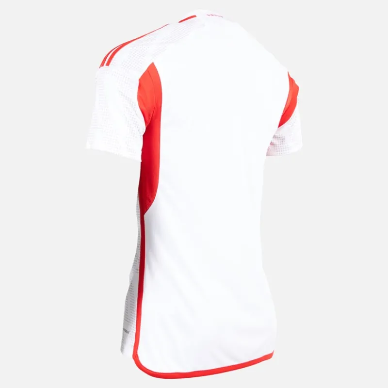 Outlet adidas Herre UNB Union Berlin 24/25 udebane trøje Hvid/Vivid Red