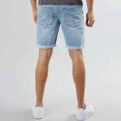Outlet Bench Herre Vargel Denimshorts Blå Lyseblå