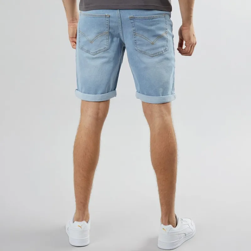 Outlet Bench Herre Vargel Denimshorts Blå Lyseblå