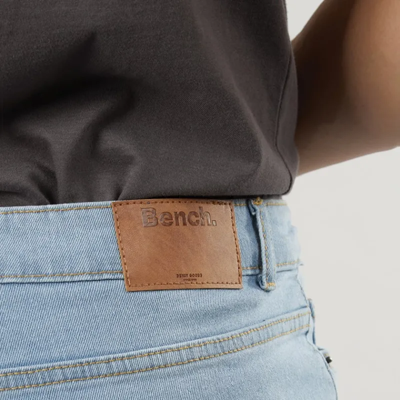 Outlet Bench Herre Vargel Denimshorts Blå Lyseblå