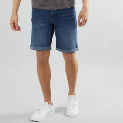 Bench Herre Vargel Denimshorts Blå Mørkeblå