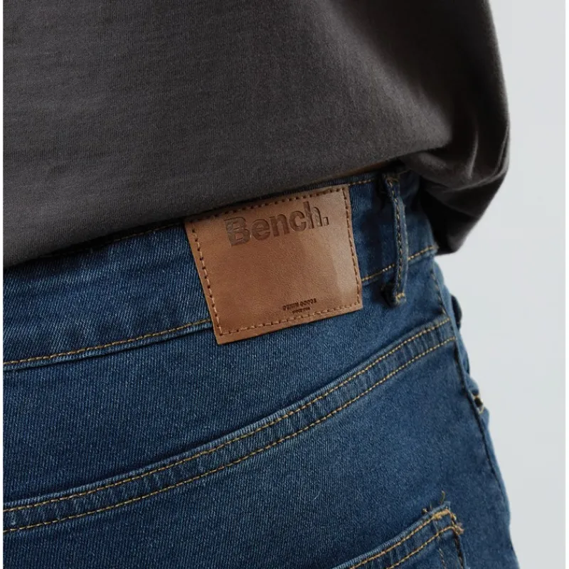Bench Herre Vargel Denimshorts Blå Mørkeblå