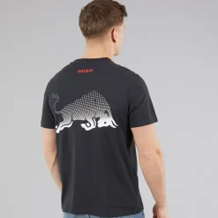 Hot HUGO Herre Vcarb T-shirt Sort