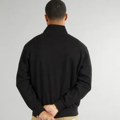 Outlet JACK & JONES Herre Vesterbro 1/​4 Zip Sweatshirt /​ Hvid Sort