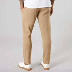 JACK & JONES Herre Vesterbro Joggingbukser Med Åben Kant Silver Mink/​Hvid Lysebrun