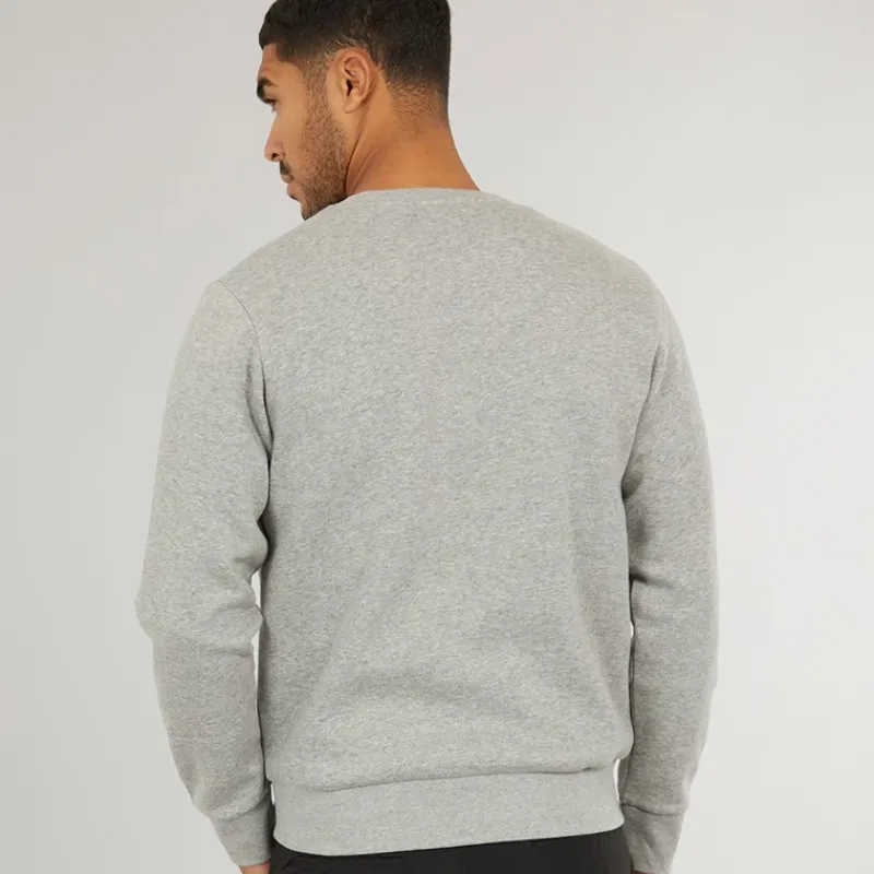 Best JACK & JONES Herre Vesterbro Side Sweatshirt Lys Grå Marl/Sort