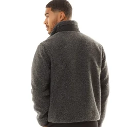 Best JACK & JONES Herre Vesterbro Teddy Jakke Grå Melange Grå Mergel