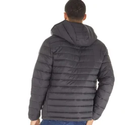 Clearance JACK & JONES Herre Wayne Hooded Puffer Jakke Sort