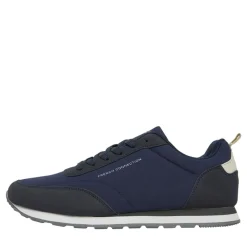 Discount French Connection Herre Wen Logo Sneakers Flade Marineblå