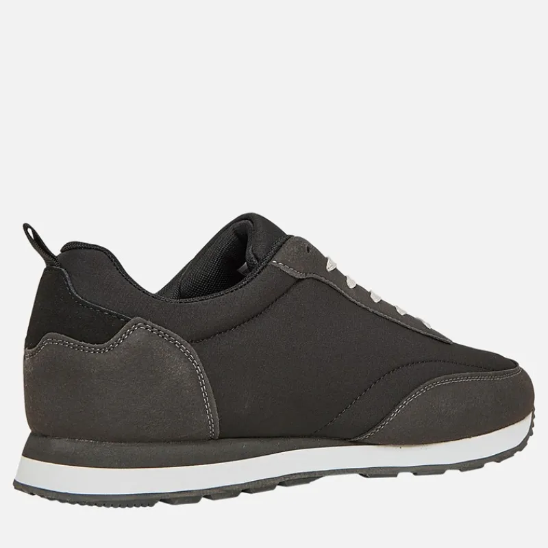 New French Connection Herre Wen Logo Sneakers Grå Meget Mørk Grå