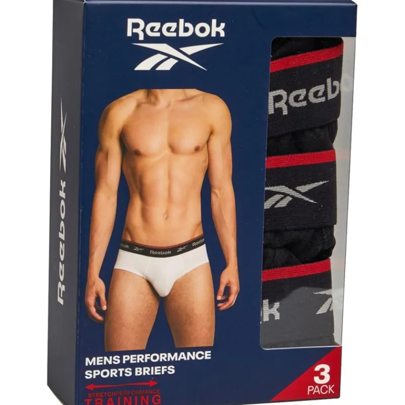 Clearance Reebok Herre Wiggins Performance 3-pak Slips Sort