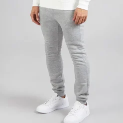 Sale Brave Soul Herre Willas Joggingbukser Lysegrå Melange