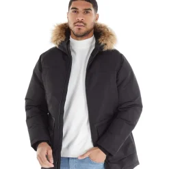 Sale JACK & JONES Herre Wing Parka Jakke Sort