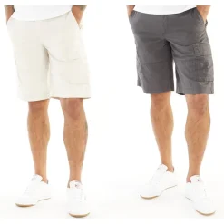 Best JACK & JONES Herre Zeus Cargo Shorts Topak Asphalt/Måneskin