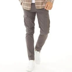 New JACK & JONES Herrebukser Marco Dean Cargo Asfalt Mørkegrå
