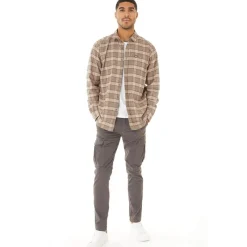 New JACK & JONES Herrebukser Marco Dean Cargo Asfalt Mørkegrå