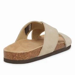 Online Bench Herresandaler med krydsremme Taupe