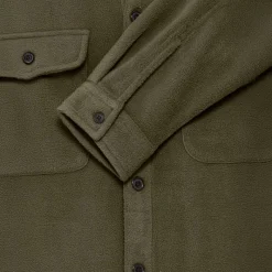 Sale Blend Herreskjorte Forest Night Mørk khaki