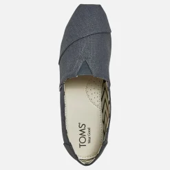 Best TOMS Herresko i lærred Espadriller Mørkeblå Skifergrå