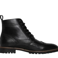 Clearance Ben Sherman Herresko i Læder Brogue Støvler Sort