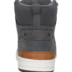 New Crosshatch Herresko Staiger Høj Sneakers Grå Trækulsgrå