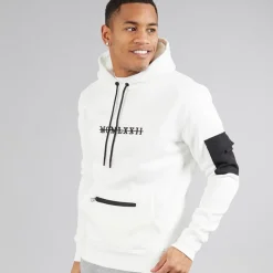 Discount Brave Soul Hættetrøje i cremefarvet til herre Off-white