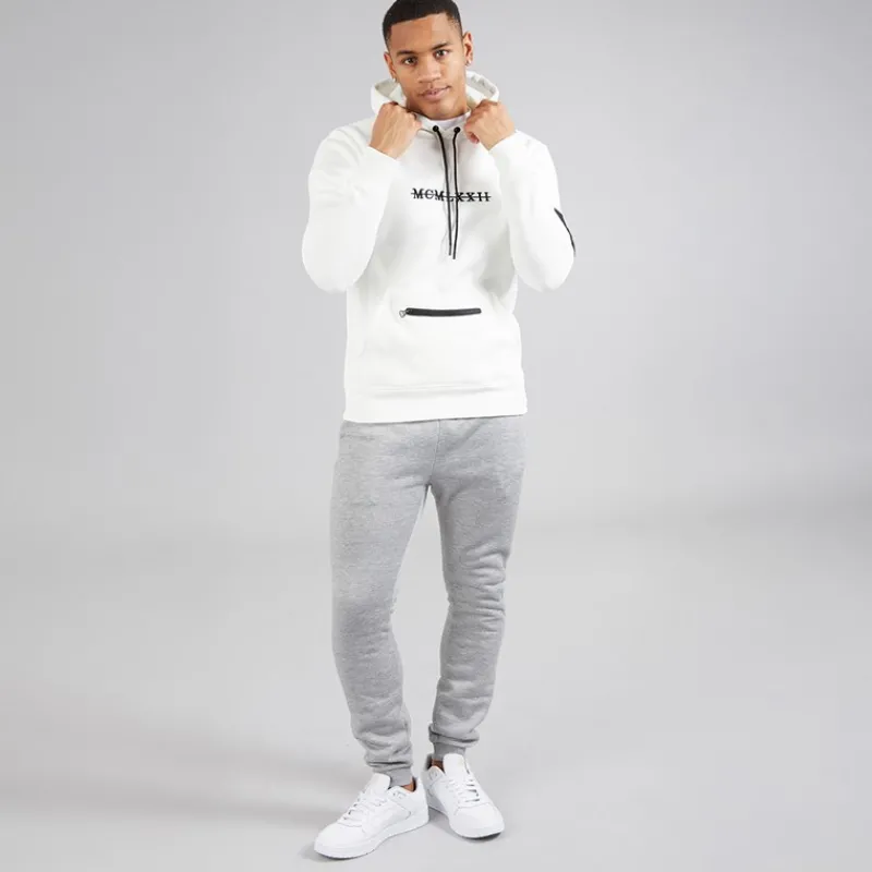 Discount Brave Soul Hættetrøje i cremefarvet til herre Off-white