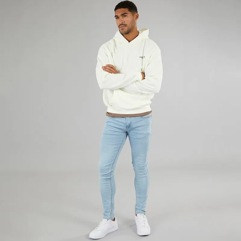 Clearance Avant Garde Hættetrøje i Ecru til herre beige