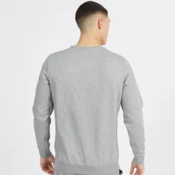 Discount Puma Hættetrøje til Herre Small Logo Crew Mellemgrå Meleret Grå