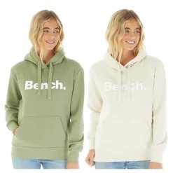 Clearance Bench Hættetrøjer til kvinder Leane 2-pak Blød Khaki/Sten Grå