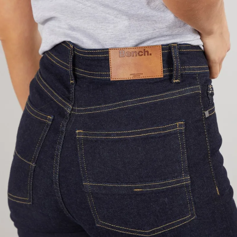 Online Bench Jeans Fay Skinny til Kvinder Blækvaske Mørkeblå