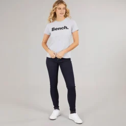Online Bench Jeans Fay Skinny til Kvinder Blækvaske Mørkeblå