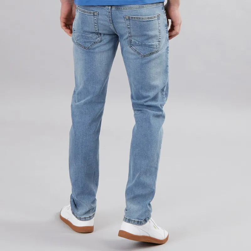 Best Indicode Jeans til Herre Tony Regular Fit Blå Vask Lyseblå