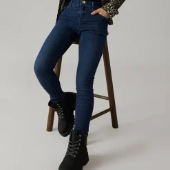 Hot Name It Jeans til Piger Polly Dnmtasi Mellemblå Denim