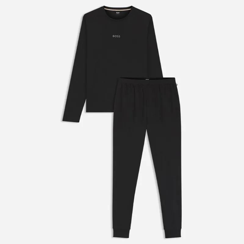 Outlet Hugo Boss Julepyjamas Sæt Sort