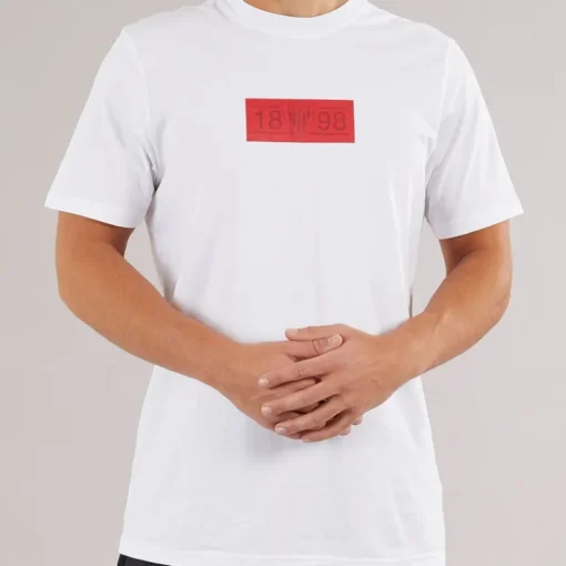 Clearance Castore Junior Athletic Club Bilbao Klassisk T-shirt Brilliant White