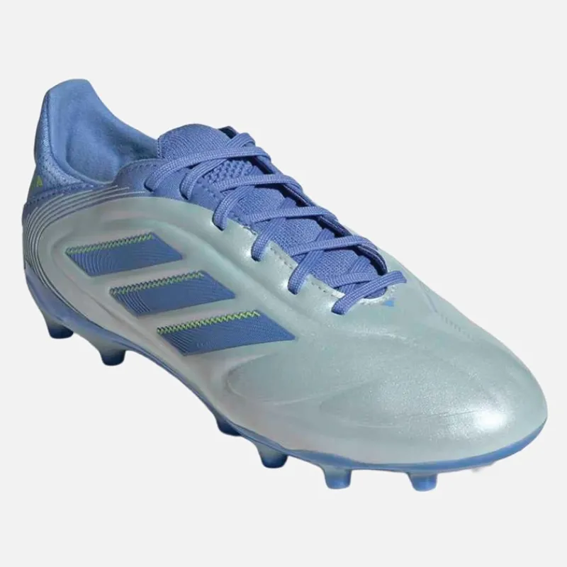 Best adidas Junior Copa Pure 3 Elite Celestial Victory Pakke FG/MG Fast/Multi Bund Fodboldstøvler Halo Blue/Blue Fusion/Lucid Lemon