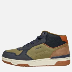Discount Levi's Junior Dereck Sneakers Navy / Khaki 1691 Marineblå