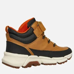 Clearance GEOX Junior Drenge Flexypher Plus støvler mørk gul / sort Flerfarvet