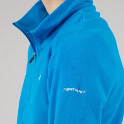 Trespass Junior Drenge Masonville 1/2 Lynlås Mikro Fleece Kobolt Blå