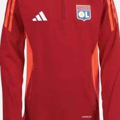 Discount adidas Junior Drenge OL Olympique Lyon træningsbluse Team Power Red 2