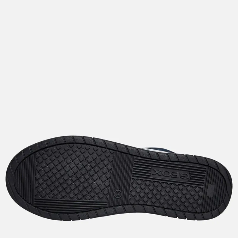 Hot GEOX Junior Drenge Perth høj top sneakers Avio/Grå Blå