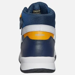 Hot GEOX Junior Drenge Perth høj top sneakers Avio/Grå Blå