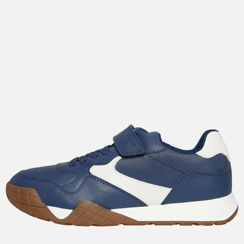 GEOX Junior Drenge Rann træningssko navy/lys elfenben Navy/Lt Ivory Marineblå