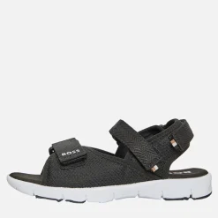 Hot BOSS Junior Drenge Sandaler med Remme Sort