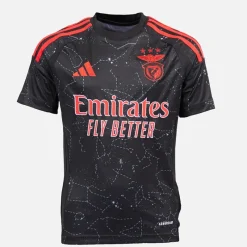 New adidas Junior Drenge SLB Benfica 24/25 udebanetrøje Sort